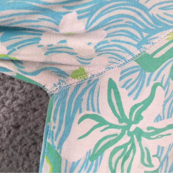 Lilly Pulitzer Popover Womens Size Small Green Skipper Pullover Quarter Zip - Picture 6 of 12